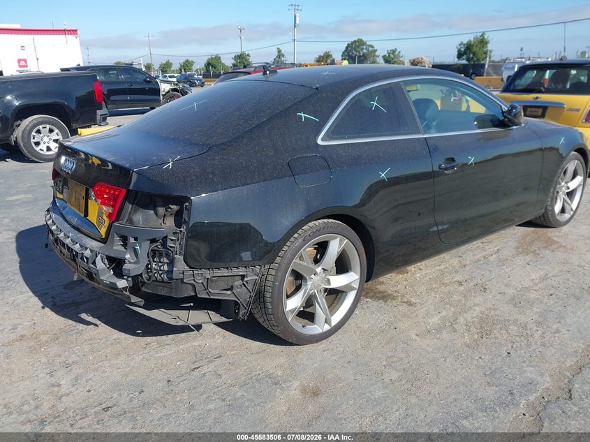 2011 Audi A5 VIN WAURFAFR3BA016107 IAAI salvage auction — REAR END, Salvage (California), sold $25 on 2026-07-30 (photo 4)