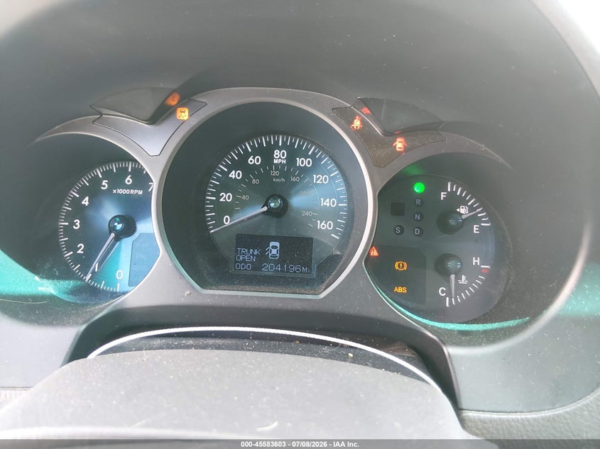 2007 Lexus Gs 350 VIN JTHBE96S470018615 IAAI salvage auction — NORMAL WEAR, Original (Texas), sold $25 on 2026-07-29 (photo 7)