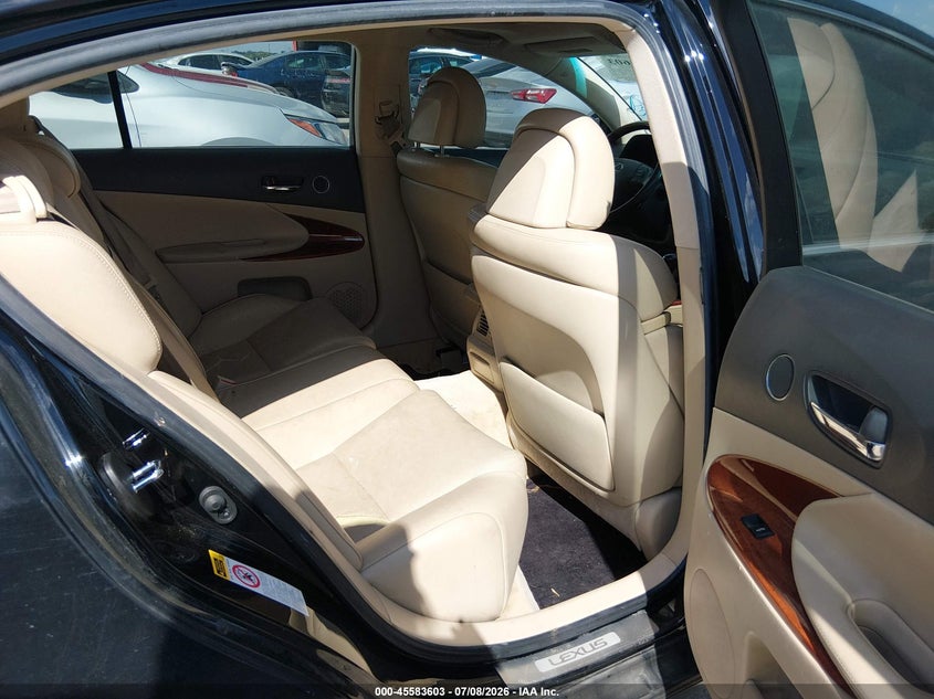 2007 Lexus Gs 350 VIN JTHBE96S470018615 IAAI salvage auction — NORMAL WEAR, Original (Texas), sold $25 on 2026-07-29 (photo 8)