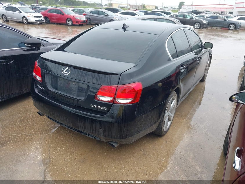 2007 Lexus Gs 350 VIN JTHBE96S470018615 IAAI salvage auction — NORMAL WEAR, Original (Texas), sold $25 on 2026-07-29 (photo 4)