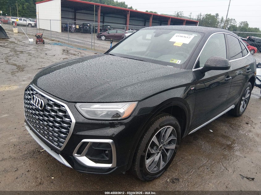 2024 Audi Q5 sportback VIN WA15AAFY9R2078763 IAAI salvage auction — RIGHT SIDE, Salvage (West Virginia), sold $23,775 on 2026-08-27 (photo 2)