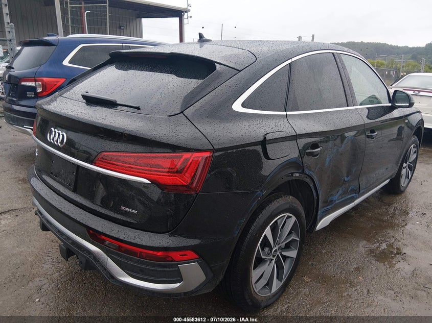 2024 Audi Q5 sportback VIN WA15AAFY9R2078763 IAAI salvage auction — RIGHT SIDE, Salvage (West Virginia), sold $23,775 on 2026-08-27 (photo 4)