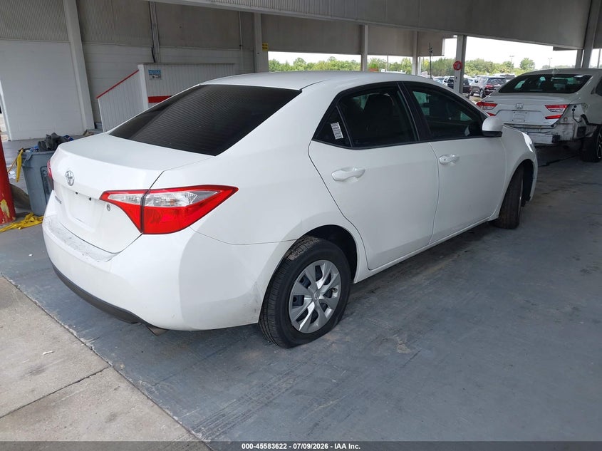 2016 Toyota Corolla VIN 5YFBURHE8GP404424 IAAI salvage auction — SIDE, Rebuildable (Florida), sold $3,300 on 2026-07-31 (photo 4)