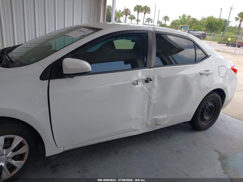 2016 Toyota Corolla VIN 5YFBURHE8GP404424 IAAI salvage auction — SIDE, Rebuildable (Florida), sold $3,300 on 2026-07-31 (photo 6)