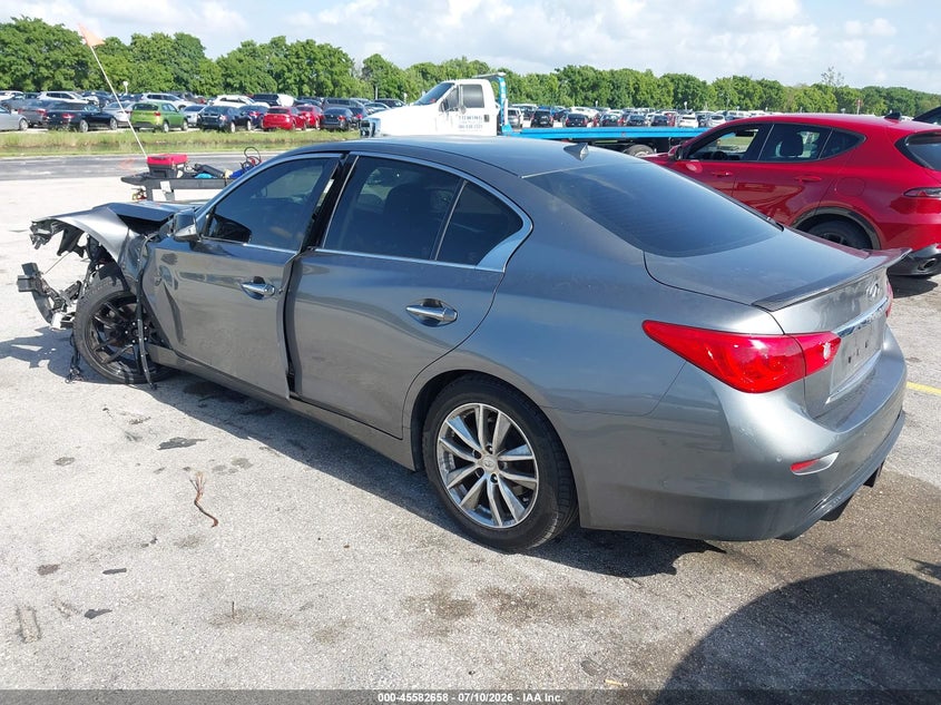 2016 Infiniti Q50 VIN JN1EV7AP4GM304532 IAAI salvage auction — FRONT END, Wait Title, sold $1,200 on 2026-09-05 (photo 3)