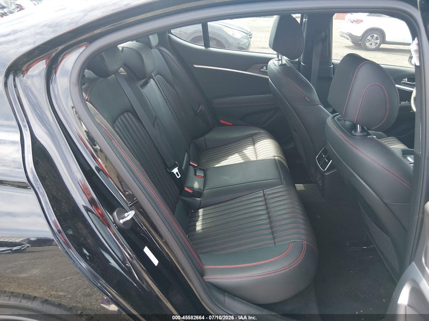 2025 Genesis G70 VIN KMTG34SC0SU146643 IAAI salvage auction — RIGHT FRONT, Wait Title, sold $12,950 on 2026-08-27 (photo 8)