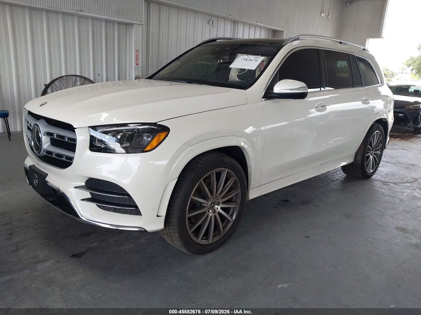 2022 Mercedes-benz Gls-klasse VIN 4JGFF5KE3NA749970 IAAI salvage auction — SIDE, Salvage Title, sold $28,000 on 2026-08-02 (photo 2)