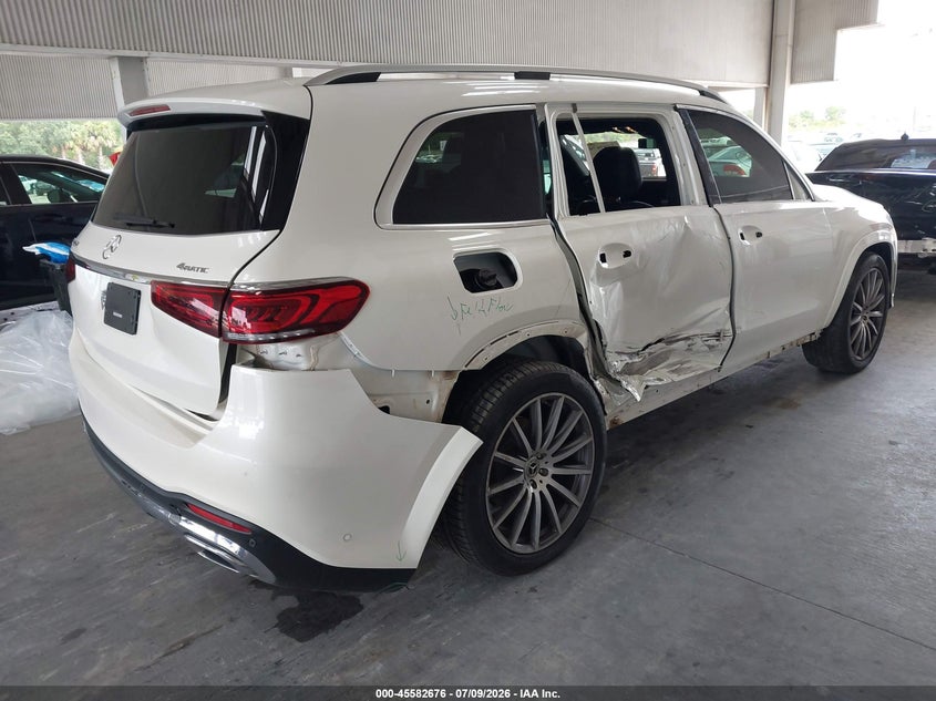 2022 Mercedes-benz Gls-klasse VIN 4JGFF5KE3NA749970 IAAI salvage auction — SIDE, Salvage Title, sold $28,000 on 2026-08-02 (photo 4)