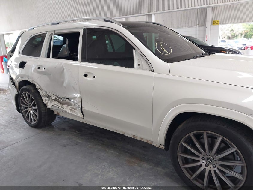 2022 Mercedes-benz Gls-klasse VIN 4JGFF5KE3NA749970 IAAI salvage auction — SIDE, Salvage Title, sold $28,000 on 2026-08-02 (photo 6)
