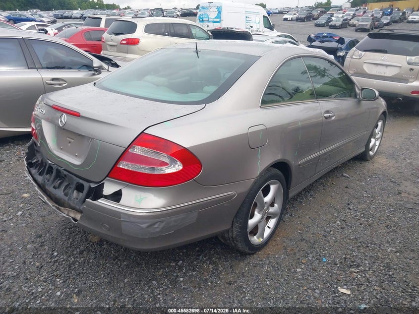 2004 Mercedes-benz Clk-class VIN WDBTJ65J44F093914 IAAI salvage auction — REAR END, Salvage (Georgia), sold $775 on 2026-08-11 (photo 4)