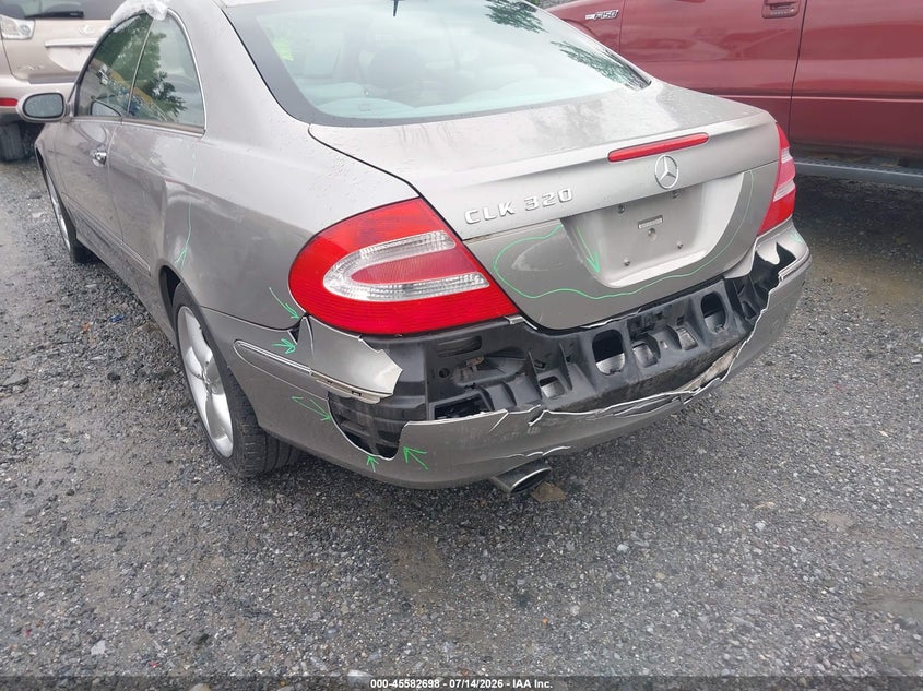 2004 Mercedes-benz Clk-class VIN WDBTJ65J44F093914 IAAI salvage auction — REAR END, Salvage (Georgia), sold $775 on 2026-08-11 (photo 6)