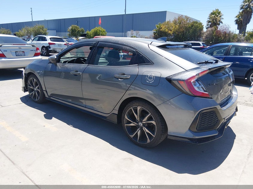 2018 Honda Civic VIN SHHFK7H91JU407276 IAAI salvage auction — FRONT END, Salvage (California), sold $3,050 on 2026-07-29 (photo 3)