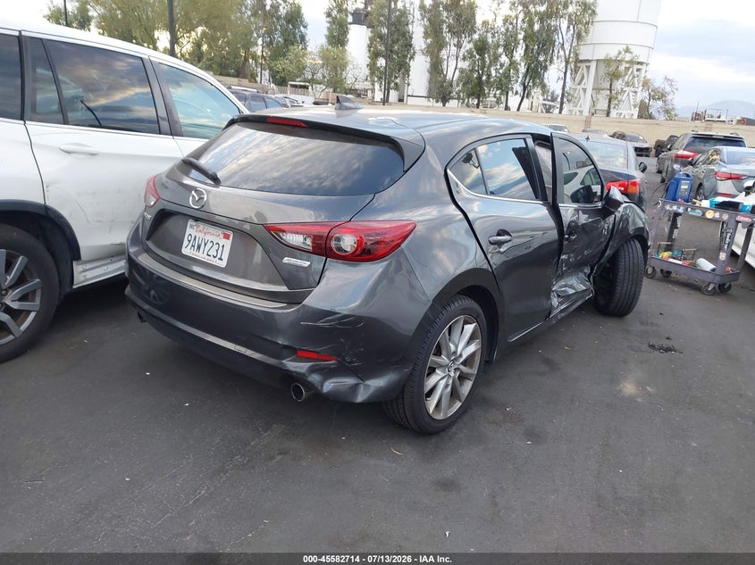 2017 Mazda 3 VIN JM1BN1M37H1122123 IAAI salvage auction — SIDE, Salvage Title, sold $1,250 on 2026-07-24 (photo 4)