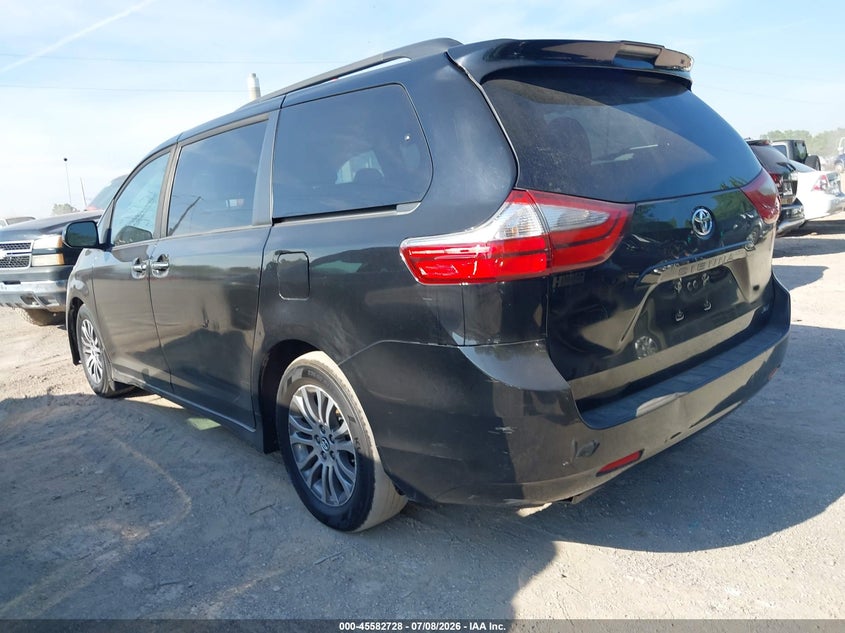 2018 Toyota Sienna VIN 5TDYZ3DC2JS943861 IAAI salvage auction — FRONT END, Clear (Illinois), sold $7,100 on 2026-07-15 (photo 3)