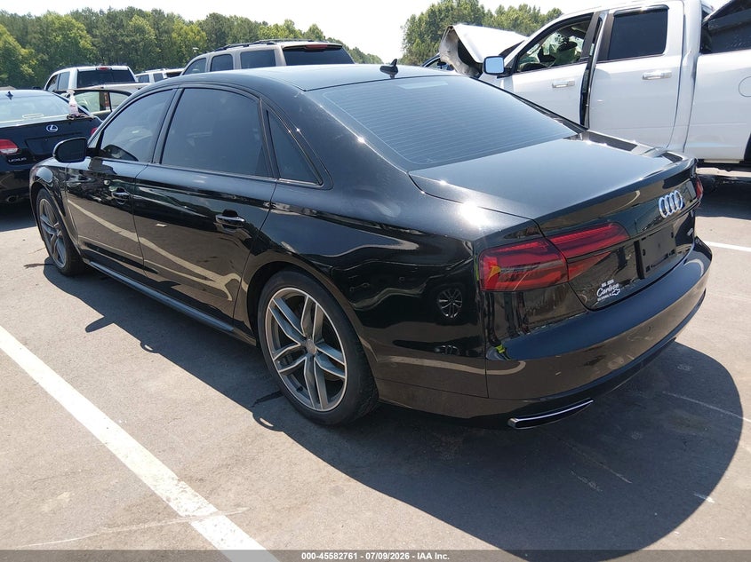 2017 Audi A8 VIN WAU44AFD2HN020512 IAAI salvage auction — SIDE, Salvage Title, sold $6,400 on 2026-10-07 (photo 3)
