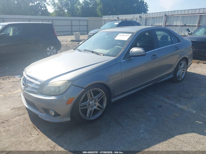 2008 Mercedes-benz C class VIN WDDGF54X48R019360 IAAI salvage auction — FRONT END, Salvage (Georgia), sold $350 on 2026-08-12 (photo 2)