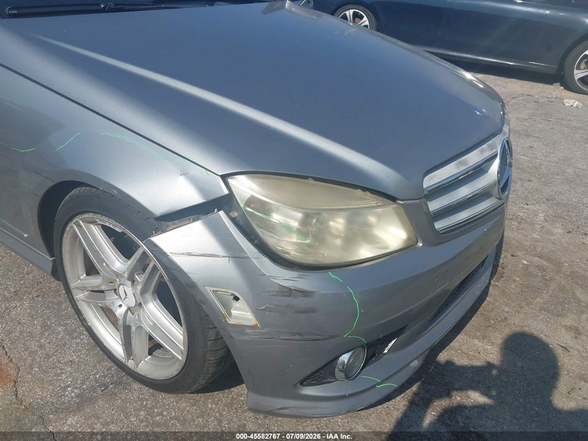 2008 Mercedes-benz C class VIN WDDGF54X48R019360 IAAI salvage auction — FRONT END, Salvage (Georgia), sold $350 on 2026-08-12 (photo 6)