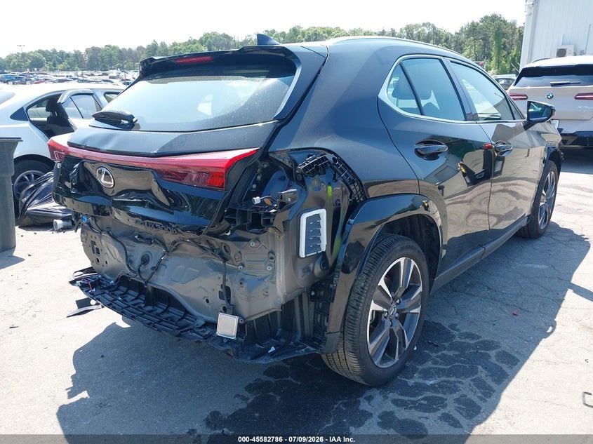2025 Lexus Ux VIN JTHUCJDH8S2012398 IAAI salvage auction — FRONT & REAR, Mv-907A (New York), sold $12,575 on 2026-09-08 (photo 4)