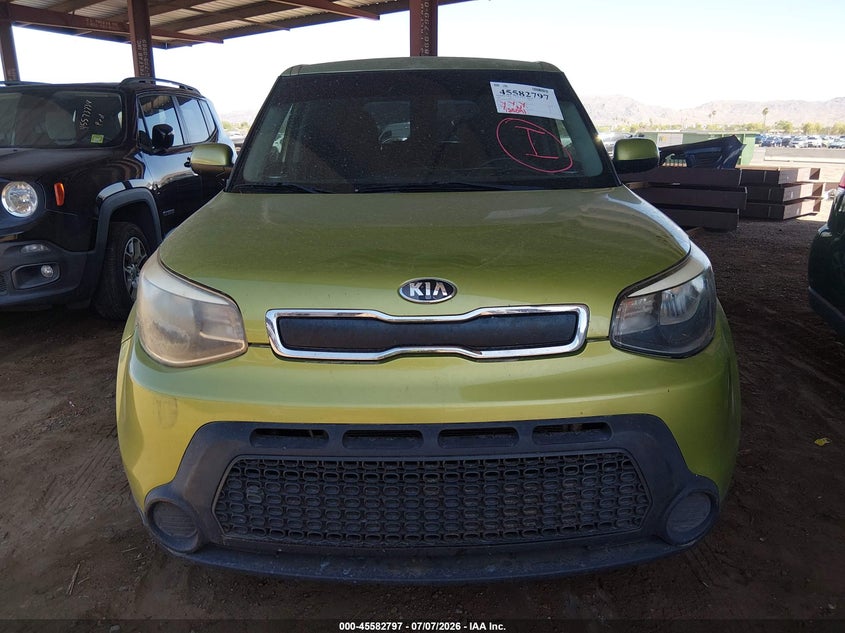 2016 Kia Soul VIN KNDJN2A20G7854943 IAAI salvage auction — NORMAL WEAR, Restored (Arizona), sold $525 on 2026-07-28 (photo 6)