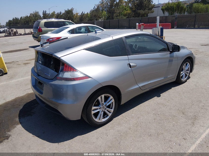 2011 Honda Cr-z VIN JHMZF1D62BS007354 IAAI salvage auction — SIDE, Salvage (California), sold $600 on 2026-07-29 (photo 4)