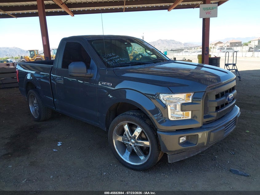 2017 Ford F-150 VIN 1FTMF1C86HKD19152 IAAI salvage auction — LEFT FRONT, Salvage (Arizona), sold $5,900 on 2026-07-28 (photo 1)