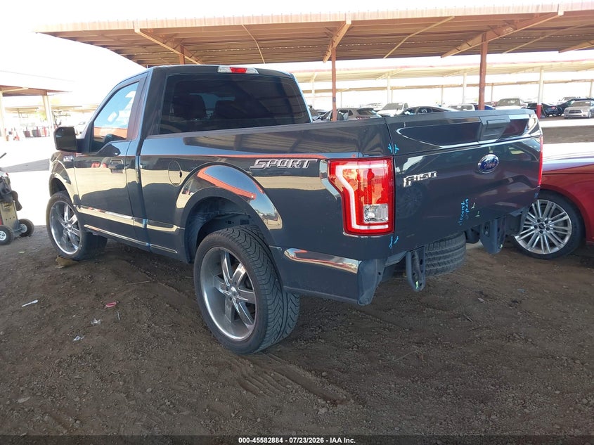 2017 Ford F-150 VIN 1FTMF1C86HKD19152 IAAI salvage auction — LEFT FRONT, Salvage (Arizona), sold $5,900 on 2026-07-28 (photo 3)