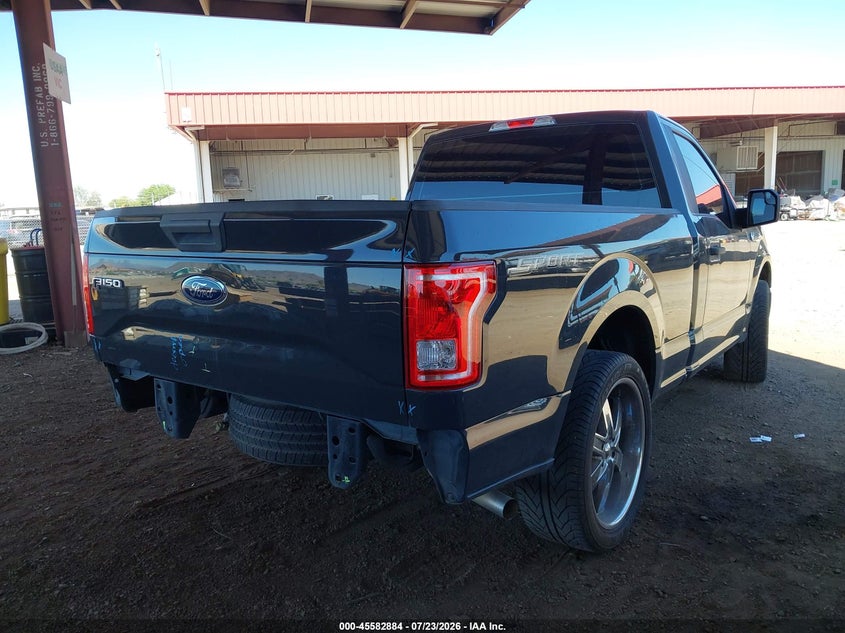 2017 Ford F-150 VIN 1FTMF1C86HKD19152 IAAI salvage auction — LEFT FRONT, Salvage (Arizona), sold $5,900 on 2026-07-28 (photo 4)