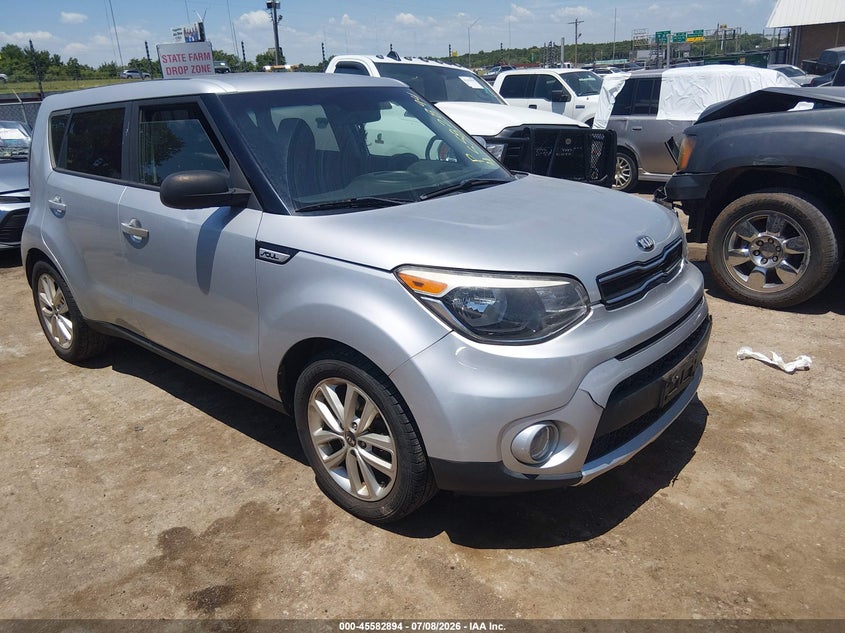 2018 Kia Soul VIN KNDJP3A51J7542731 IAAI salvage auction — NORMAL WEAR, Clear - Public Restricted (Oklahoma), sold $1,400 on 2026-07-29 (photo 1)