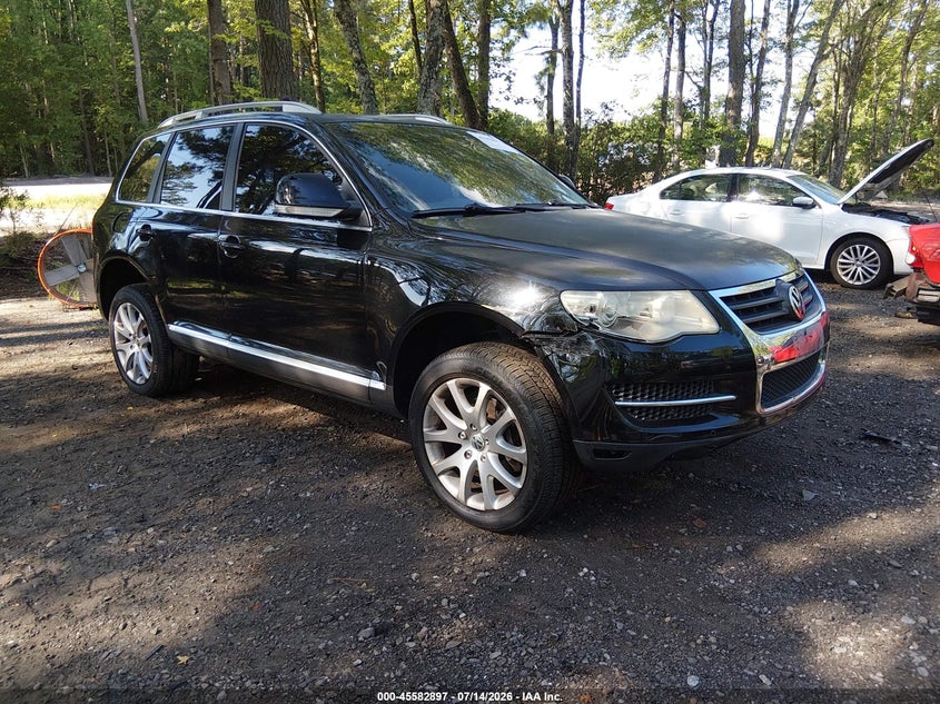2008 Volkswagen Touareg VIN WVGBE77L48D076534 IAAI salvage auction — RIGHT FRONT, Clear (Virginia), sold $475 on 2026-07-28 (photo 1)