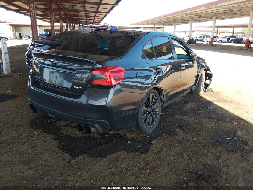 2018 Subaru Wrx VIN JF1VA1A6XJ9821640 IAAI salvage auction — FRONT & REAR, Salvage (Arizona), sold $25 on 2026-07-28 (photo 4)