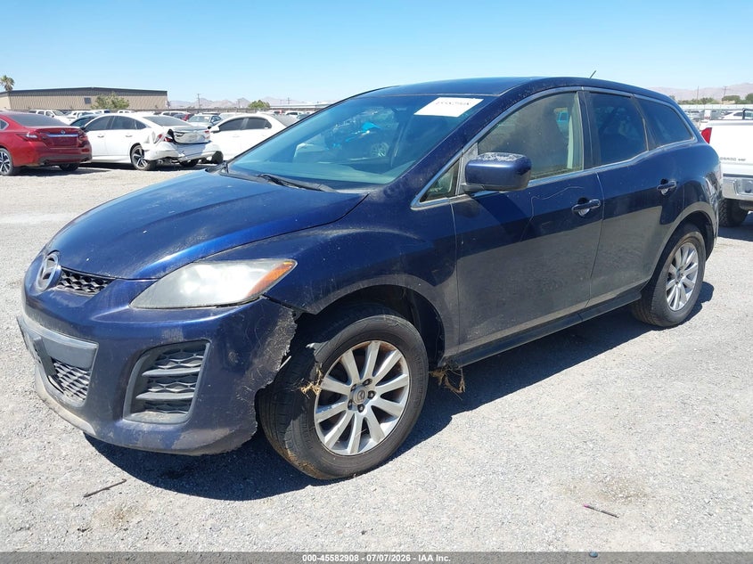 2010 Mazda Cx-7 VIN JM3ER2WM3A0328877 IAAI salvage auction — LEFT FRONT, Clear (California), sold $275 on 2026-07-30 (photo 2)