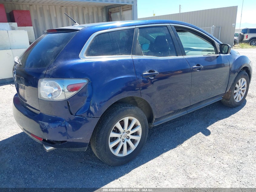 2010 Mazda Cx-7 VIN JM3ER2WM3A0328877 IAAI salvage auction — LEFT FRONT, Clear (California), sold $275 on 2026-07-30 (photo 4)