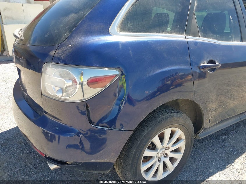 2010 Mazda Cx-7 VIN JM3ER2WM3A0328877 IAAI salvage auction — LEFT FRONT, Clear (California), sold $275 on 2026-07-30 (photo 6)