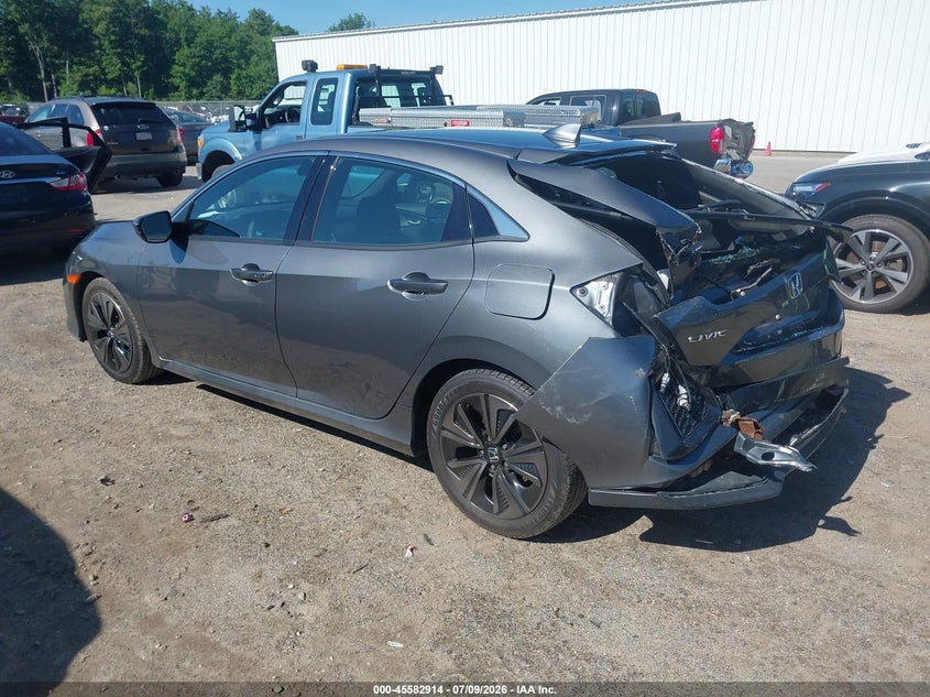 2017 Honda Civic VIN SHHFK7H57HU428589 IAAI salvage auction — REAR END, Mv-907A (New York), sold $1,650 on 2026-07-31 (photo 3)
