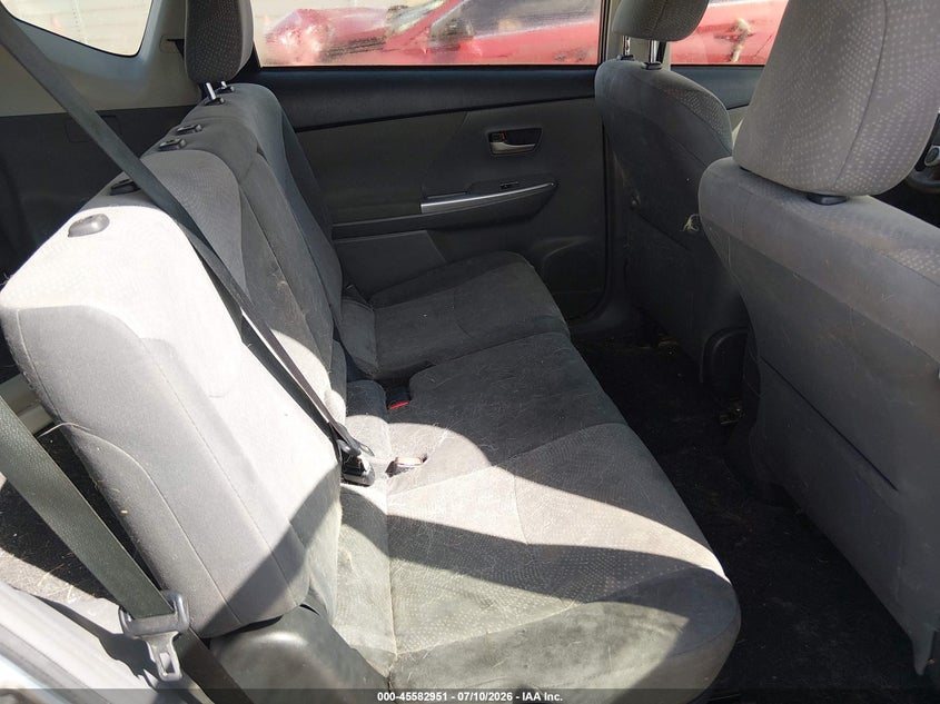 2012 Toyota Prius v VIN JTDZN3EU7C3141124 IAAI salvage auction — RIGHT SIDE, Clear (Alabama), sold $25 on 2026-07-21 (photo 8)