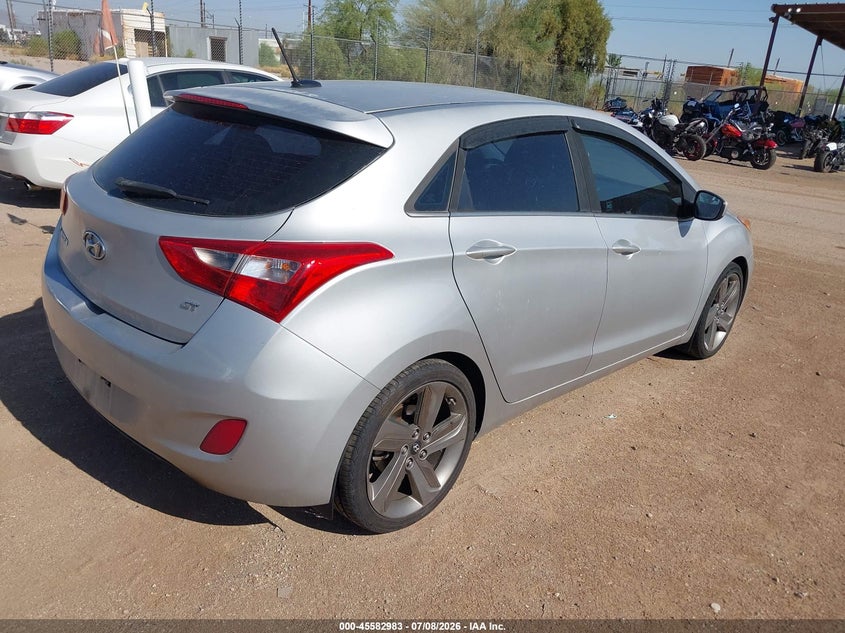 2017 Hyundai Elantra VIN KMHD35LH2HU370860 IAAI salvage auction — NORMAL WEAR, Clear-Dealer Only (Arizona), sold $1,950 on 2026-07-16 (photo 4)
