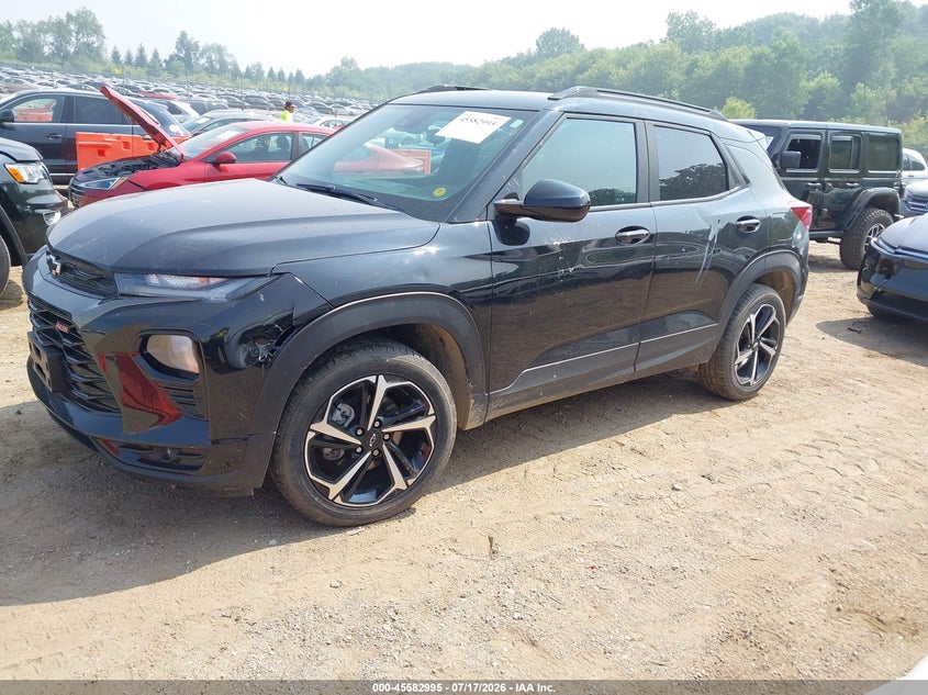 2022 Chevrolet Trailblazer VIN KL79MUSL4NB044246 IAAI salvage auction — ALL OVER, Salvage (Illinois), sold $4,400 on 2026-09-03 (photo 2)