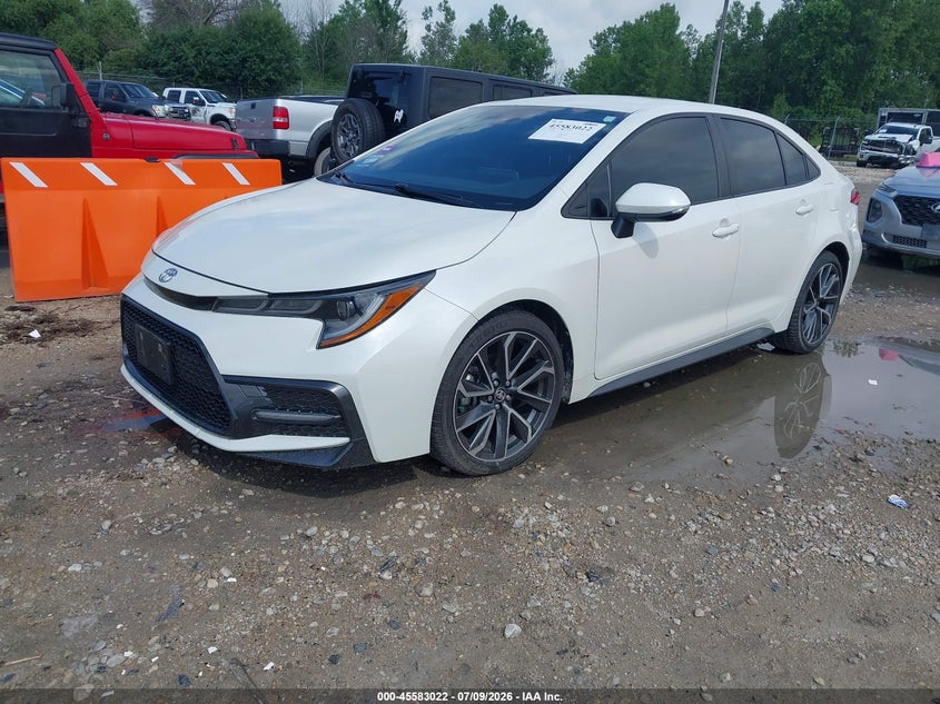 2020 Toyota Corolla VIN JTDS4RCE1LJ051370 IAAI salvage auction — HAIL, Salvage (Wisconsin), sold $5,700 on 2026-07-23 (photo 2)