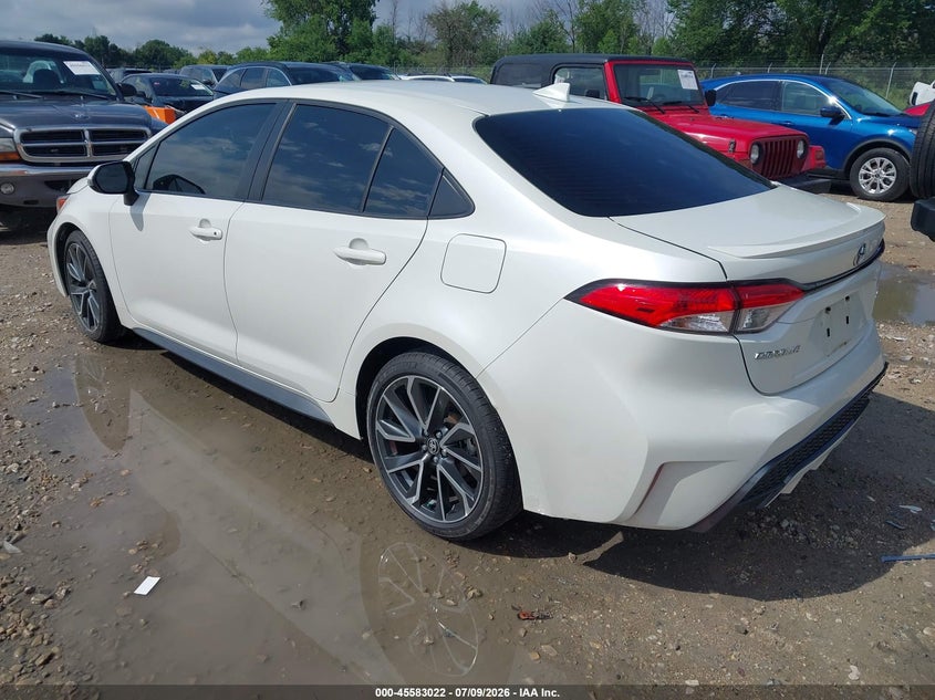 2020 Toyota Corolla VIN JTDS4RCE1LJ051370 IAAI salvage auction — HAIL, Salvage (Wisconsin), sold $5,700 on 2026-07-23 (photo 3)