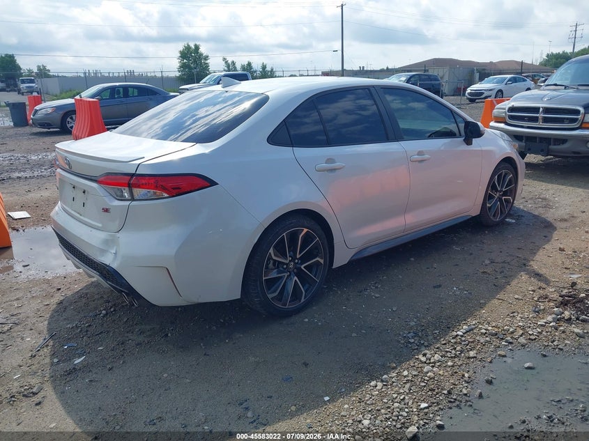 2020 Toyota Corolla VIN JTDS4RCE1LJ051370 IAAI salvage auction — HAIL, Salvage (Wisconsin), sold $5,700 on 2026-07-23 (photo 4)