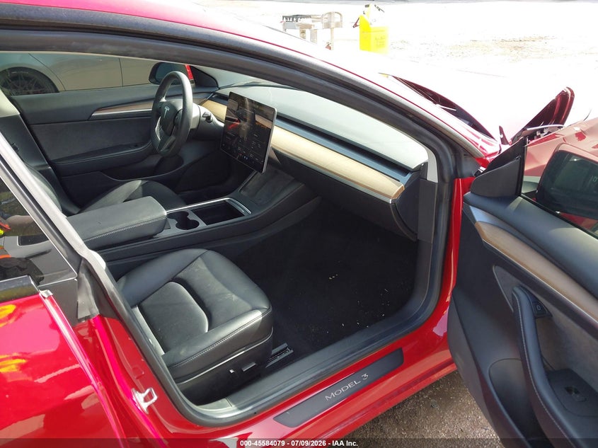2022 Tesla Model 3 VIN 5YJ3E1EB3NF126991 IAAI salvage auction — FRONT END, Rebuildable (Florida), sold $6,800 on 2026-07-30 (photo 5)