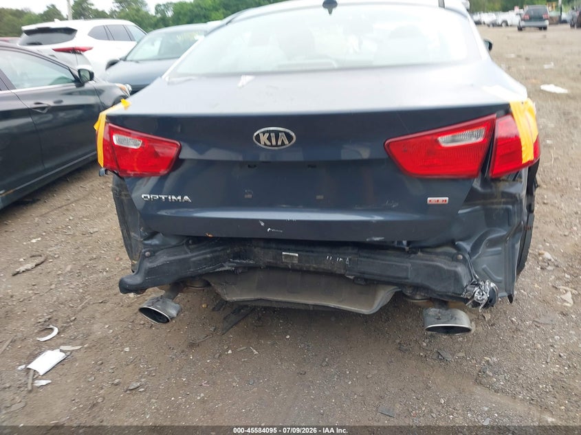2015 Kia Optima VIN KNAGM4A70F5588772 IAAI salvage auction — REAR END, Mv-907A (New York), sold $500 on 2026-07-28 (photo 6)