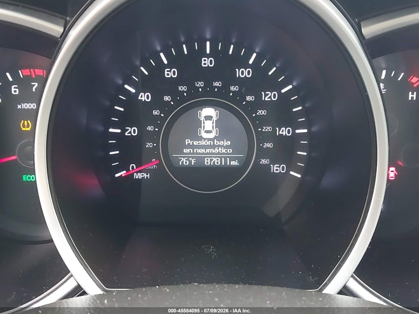 2015 Kia Optima VIN KNAGM4A70F5588772 IAAI salvage auction — REAR END, Mv-907A (New York), sold $500 on 2026-07-28 (photo 7)