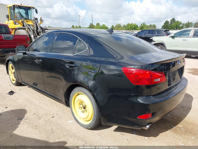2007 Lexus Is 250 VIN JTHBK262X72057715 IAAI salvage auction — NORMAL WEAR, Original (Texas), sold $175 on 2026-07-09 (photo 3)