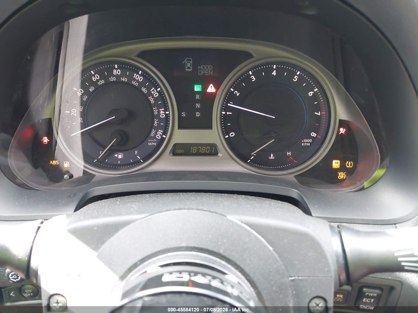 2007 Lexus Is 250 VIN JTHBK262X72057715 IAAI salvage auction — NORMAL WEAR, Original (Texas), sold $175 on 2026-07-09 (photo 7)