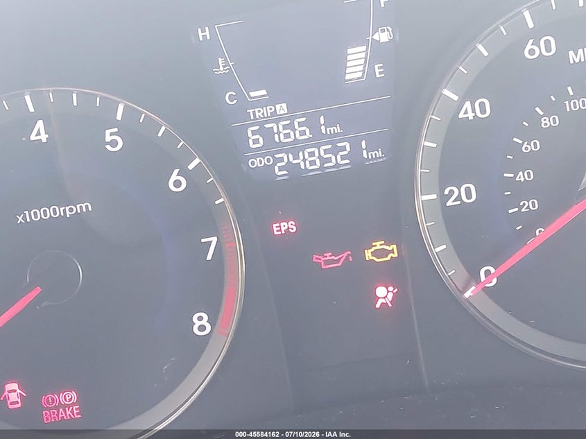 2013 Hyundai Accent VIN KMHCT5AE6DU084492 IAAI salvage auction — NORMAL WEAR, Clear (New York), sold $425 on 2026-07-28 (photo 7)