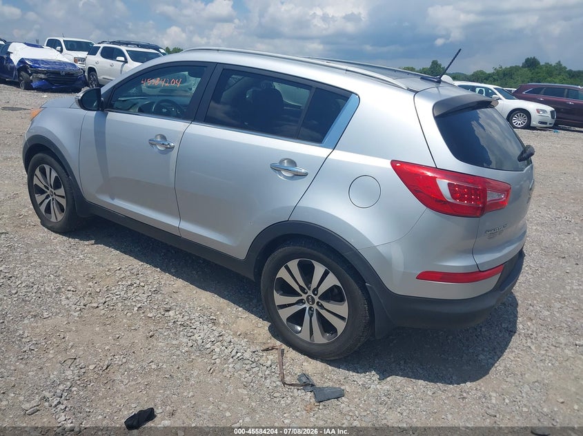 2013 Kia Sportage VIN KNDPC3A24D7500490 IAAI salvage auction — NORMAL WEAR, Clear (Tennessee), sold $2,900 on 2026-07-16 (photo 3)