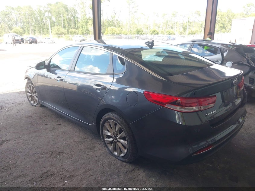 2017 Kia Optima VIN 5XXGT4L34HG131218 IAAI salvage auction — FRONT END, Clear (Arizona), sold $25 on 2026-07-28 (photo 3)