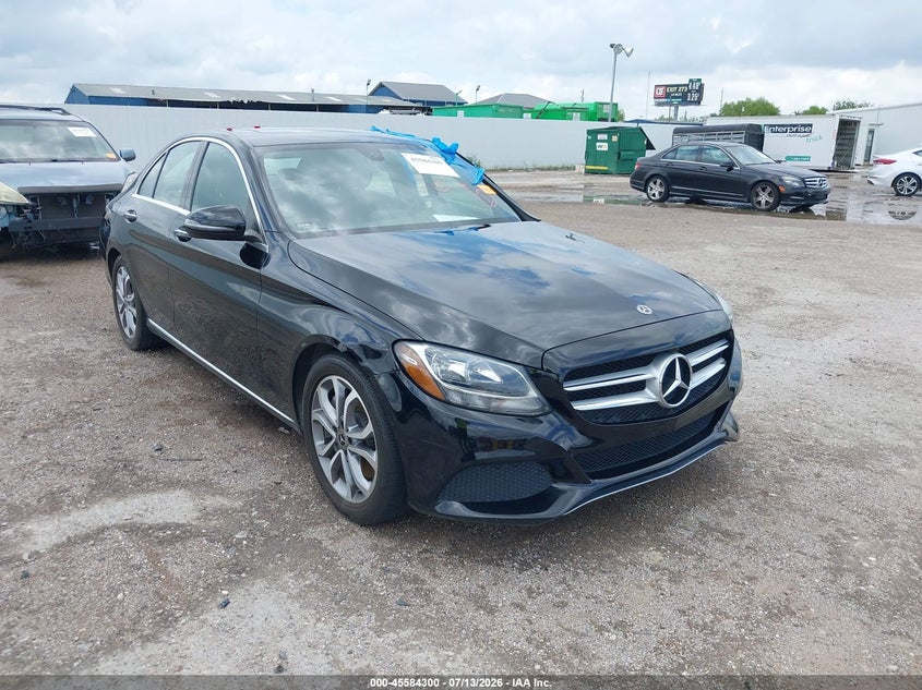 2018 Mercedes-benz C-klasse VIN 55SWF4JB5JU261156 IAAI salvage auction — SIDE, Original (Texas), sold $25 on 2026-08-30 (photo 1)
