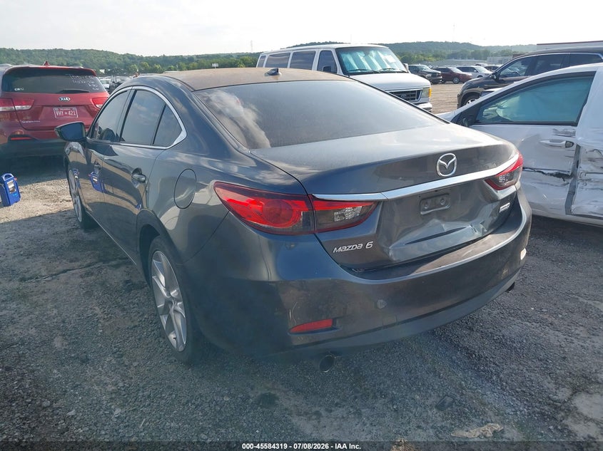 2016 Mazda 6 VIN JM1GJ1V54G1411573 IAAI salvage auction — NORMAL WEAR, Clear - Public Restricted (Oklahoma), sold $1,650 on 2026-07-21 (photo 3)